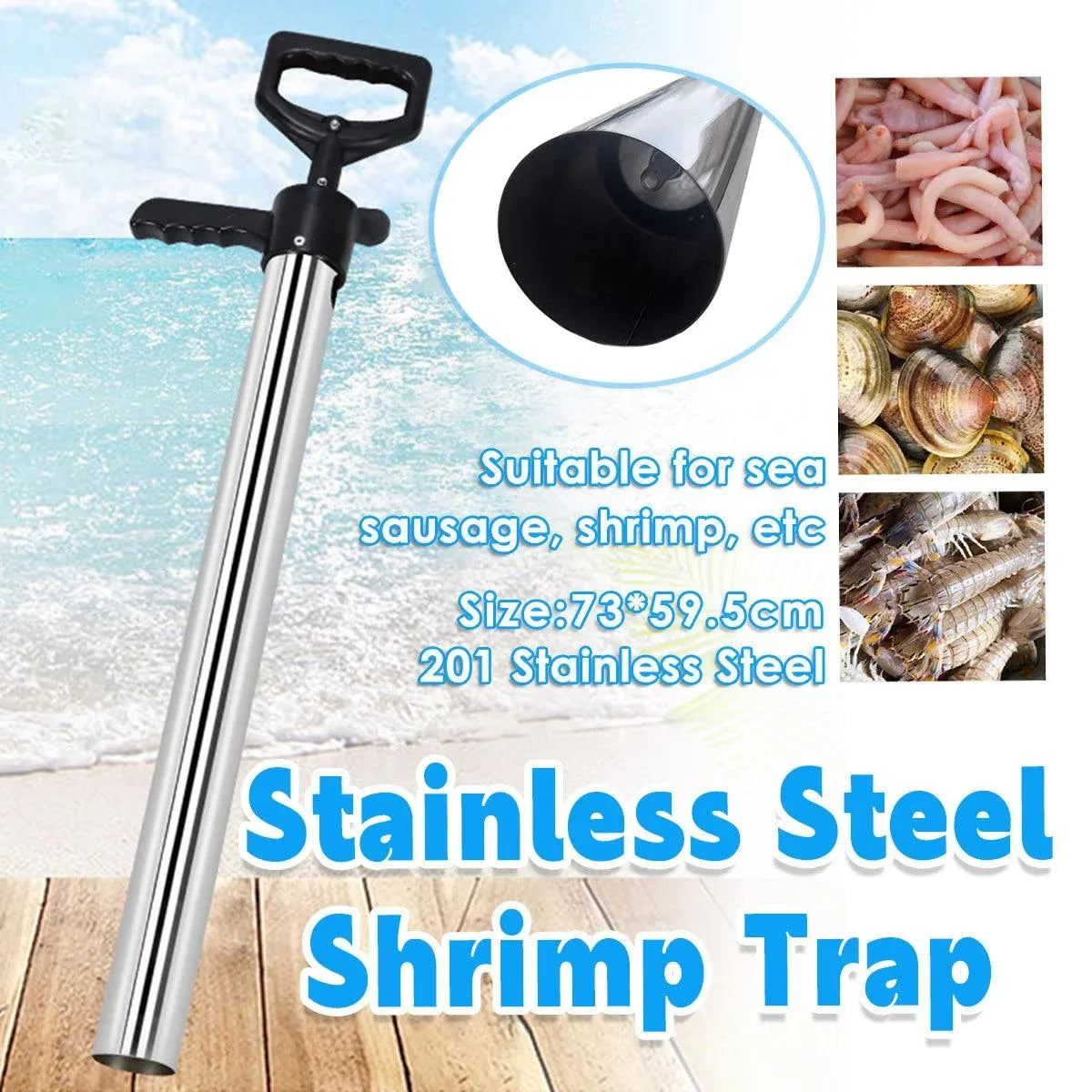 1-Piece 73 cm Metal Bait Pump