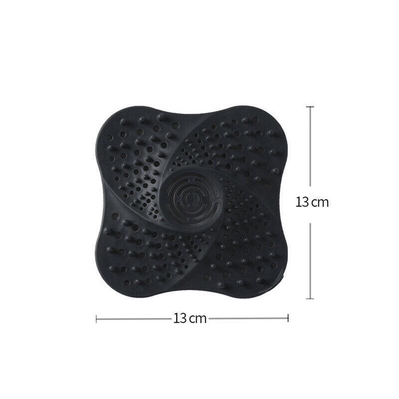 Sink Trap Filter Hair Catcher Shower Bath Cover Basin Stopper Drain Strainer - Blue