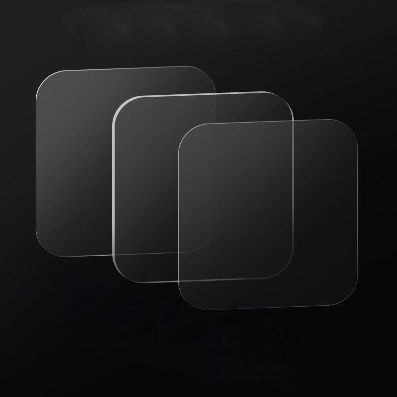 Nano Double Sided Tape Clear Adhesive Traceless Gel Pad 6x6cm Reusable Anti Slip - 5 PCS