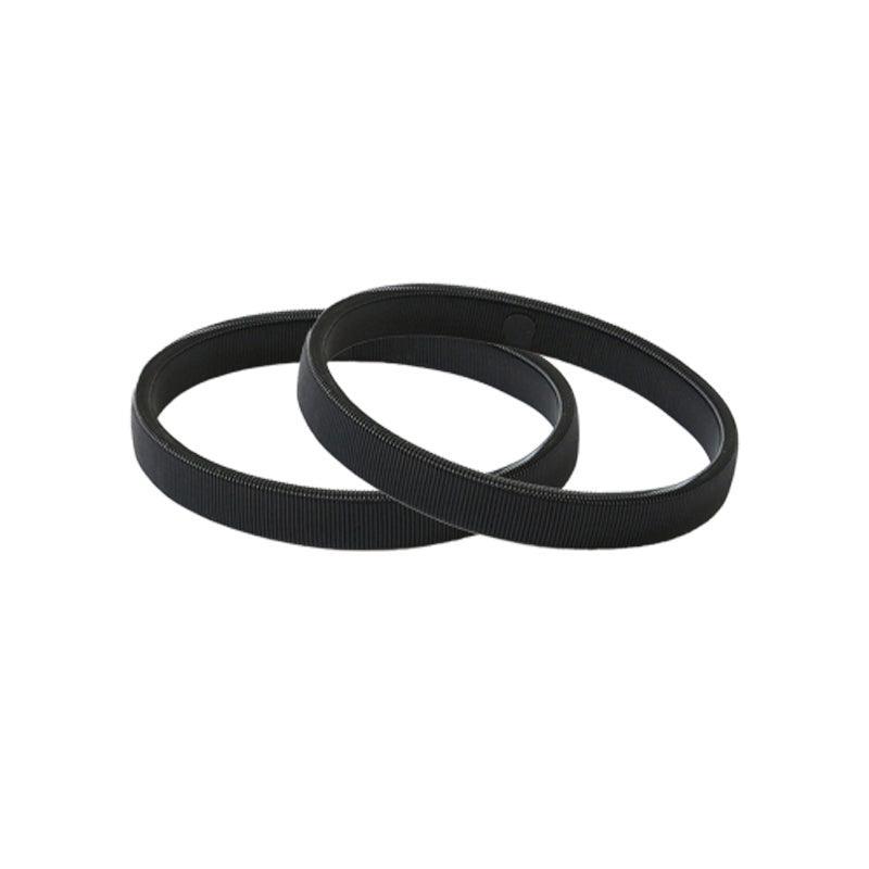 Unisex Anti-Slip Shirt Sleeve Holders Fashion Elastic Armbands Hold Ups Garter - Black