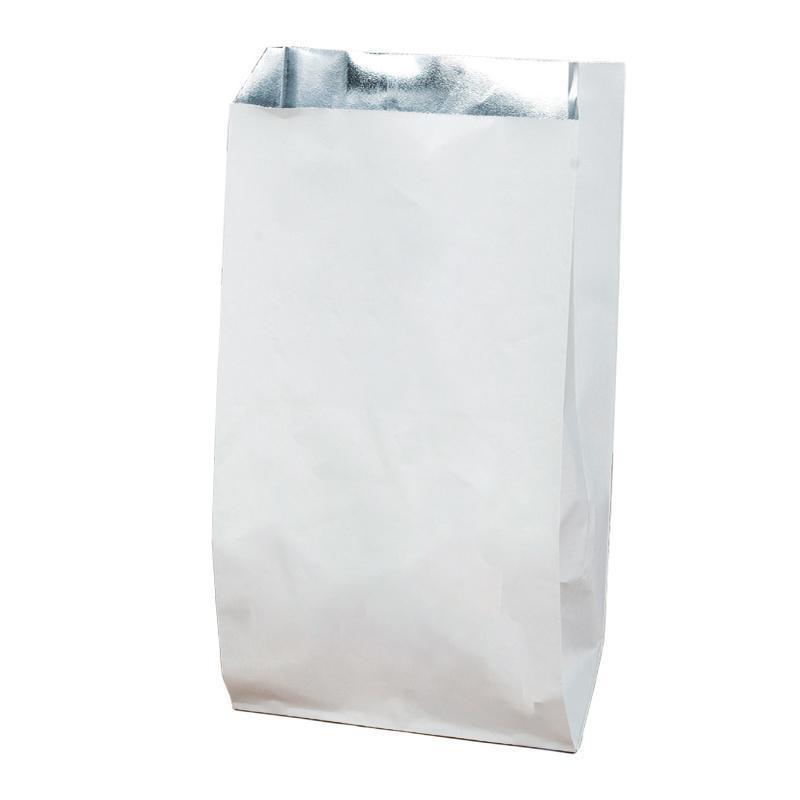 Aluminum Foil Lined Chips Bbq Chicken Paper Bags Disposable Greaseproof Takeaway - 16*4*31-500PCS