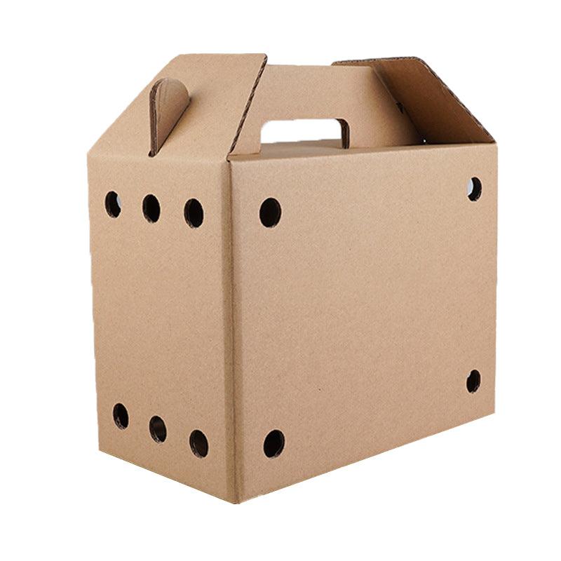 10PCS Disposable Cardboard Pet Carrier - 3 Sizes for Small Animals - 38*28*24CM