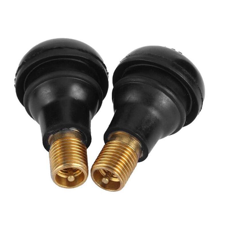 10x TR412 Car Auto Snap In Tyre Valve Rubber Tubeless Short Valve Stems