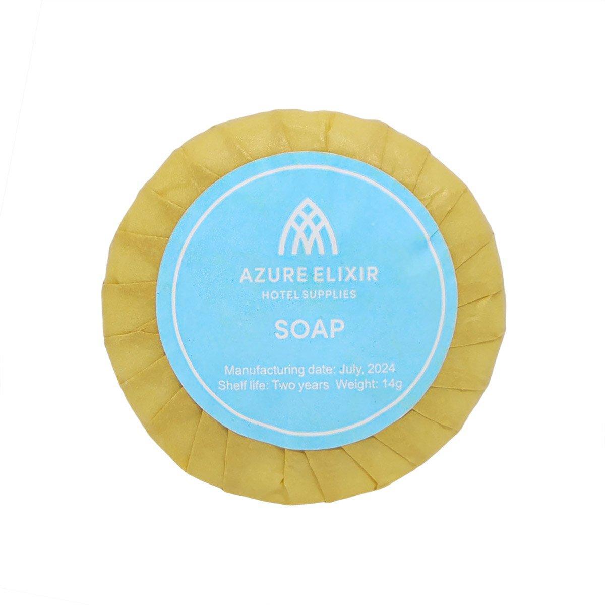 50pcs Hotel Soap Bars for Guesthouse Bathroom Travel Toiletries Set Hotel Use - Round