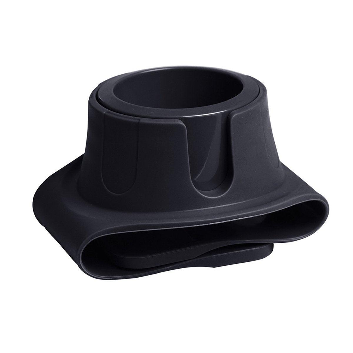 Couch Cup Holder Silicone Drink Coaster Tray Sofa Armrest Stand Car Cup Holder - Grey
