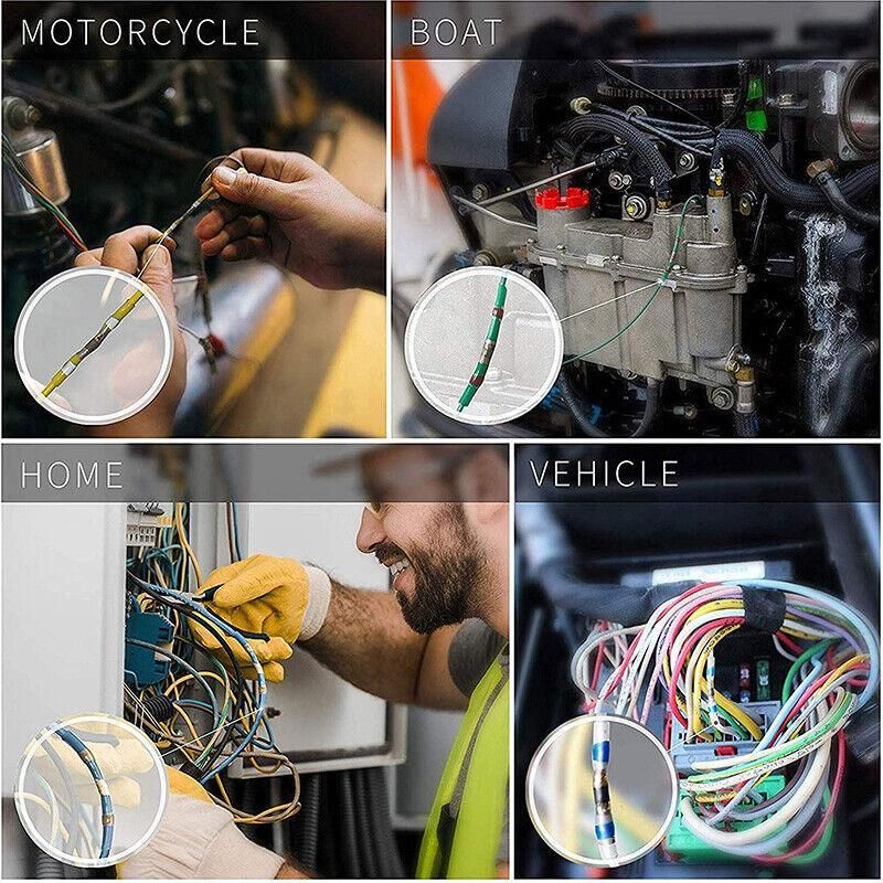 310 Piece Waterproof Heat Shrink Solder Wire Connector Sleeve Terminal Kit