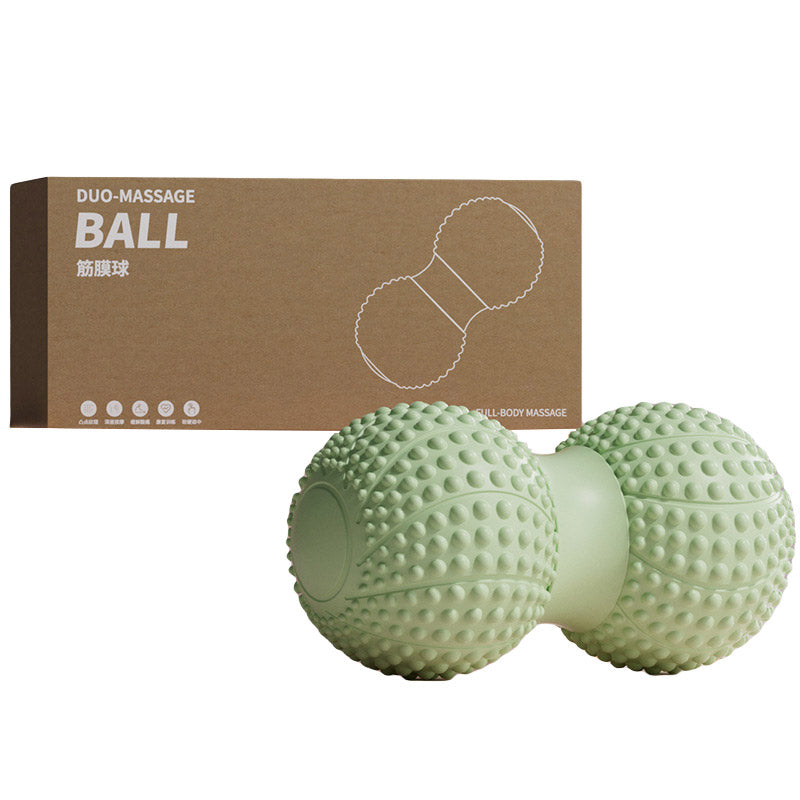 Peanut Massage Ball Foot and Muscle Relaxation Yoga Fitness Massage Tool - Pink