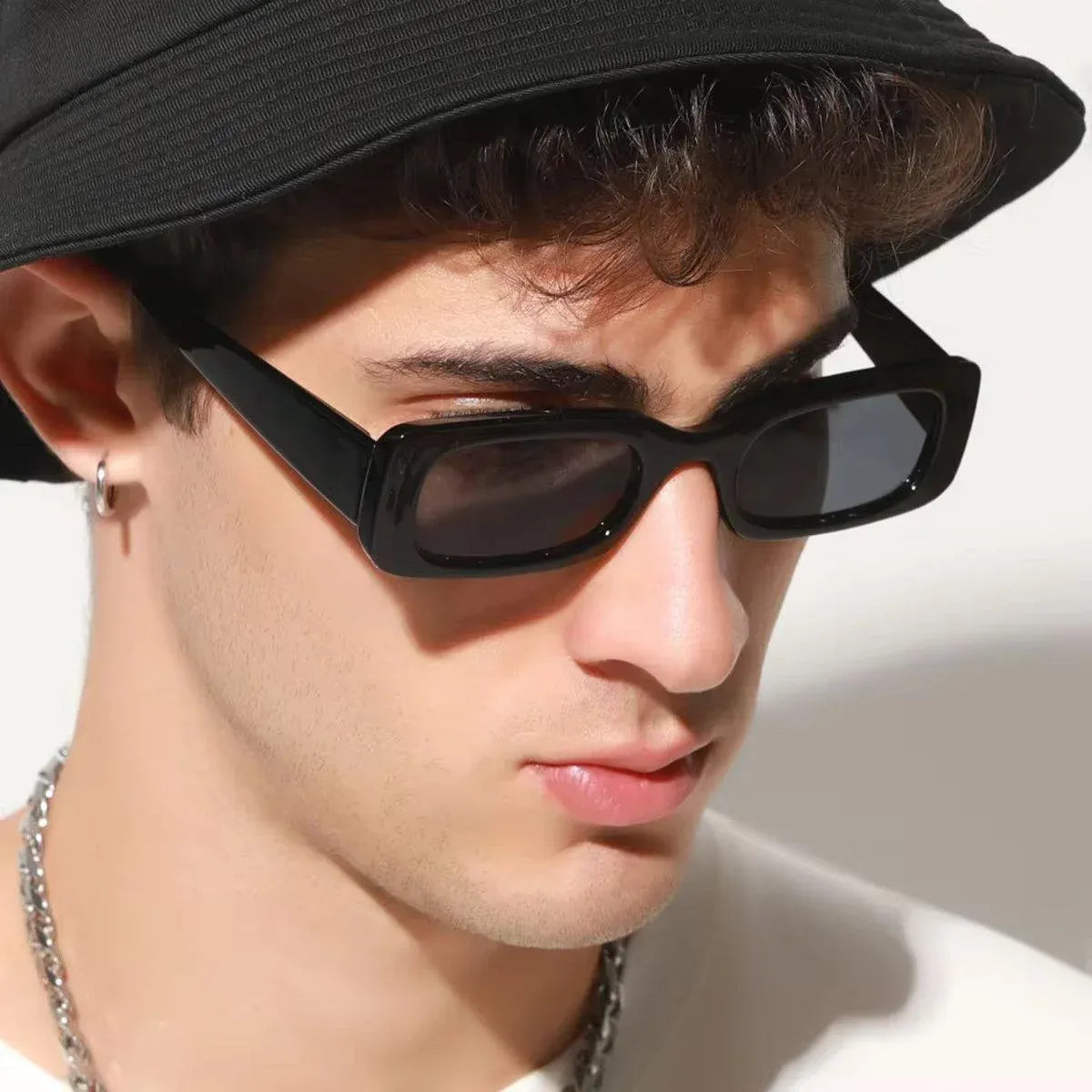 4-Piece Small Square Sunglasses Set in Four Colours