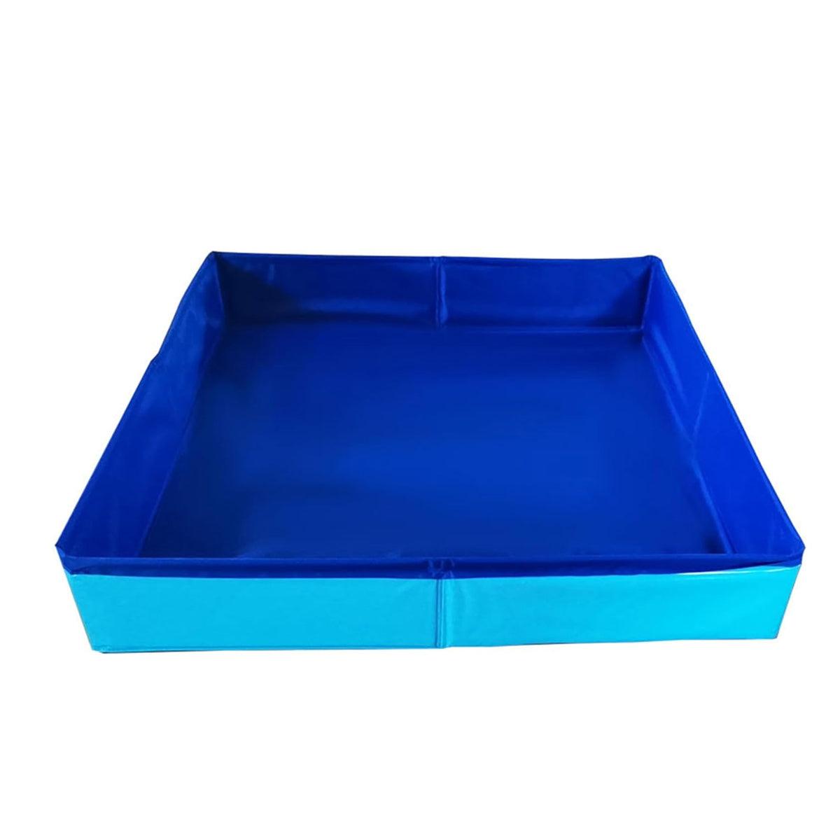 Folding Square Sand Table Portable Play Tray for Indoor Outdoor Use with Beach Toys