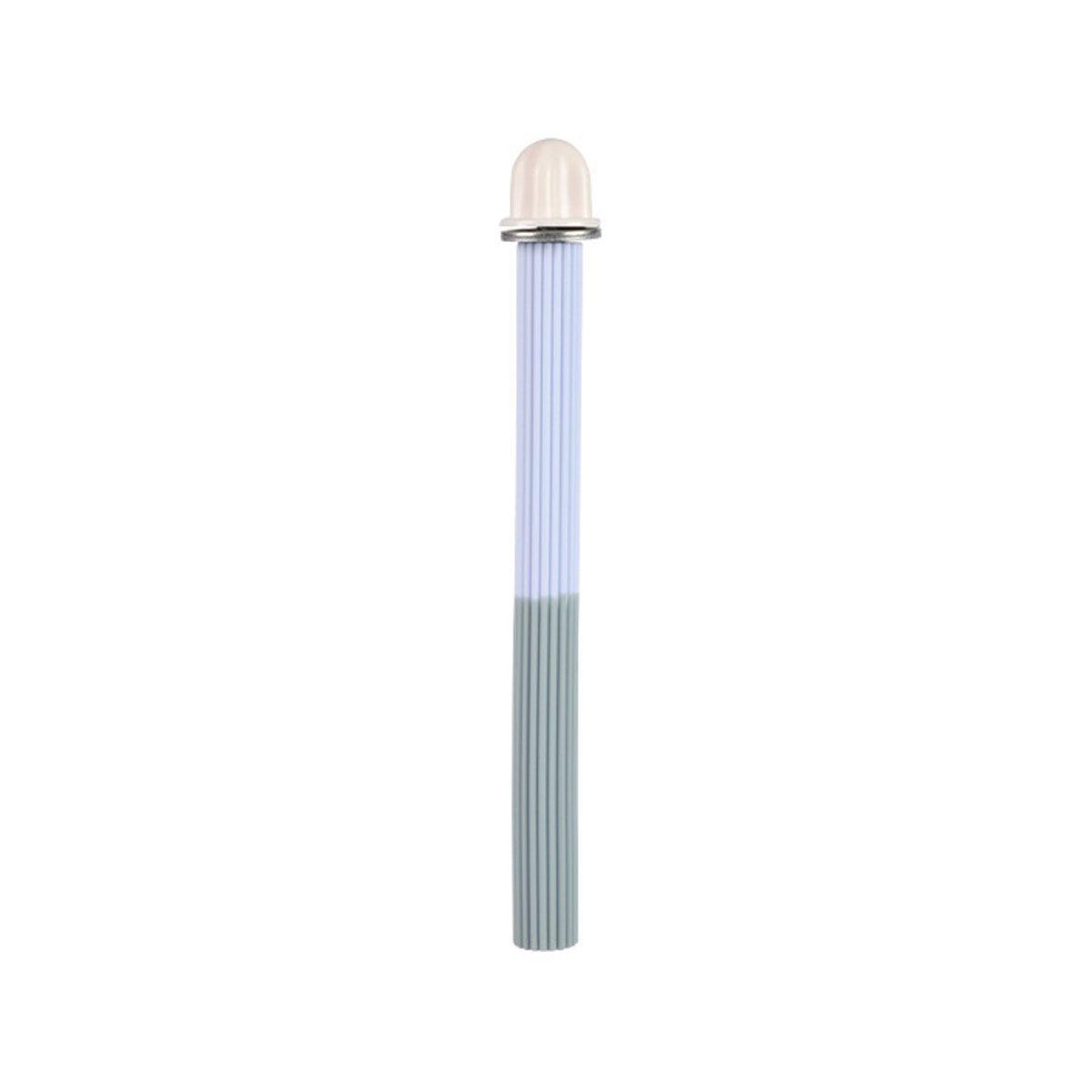 Non-Slip Silicone Parrot Perch Stand Stick Grinding Claw Bird Cage Accessories - White Grey