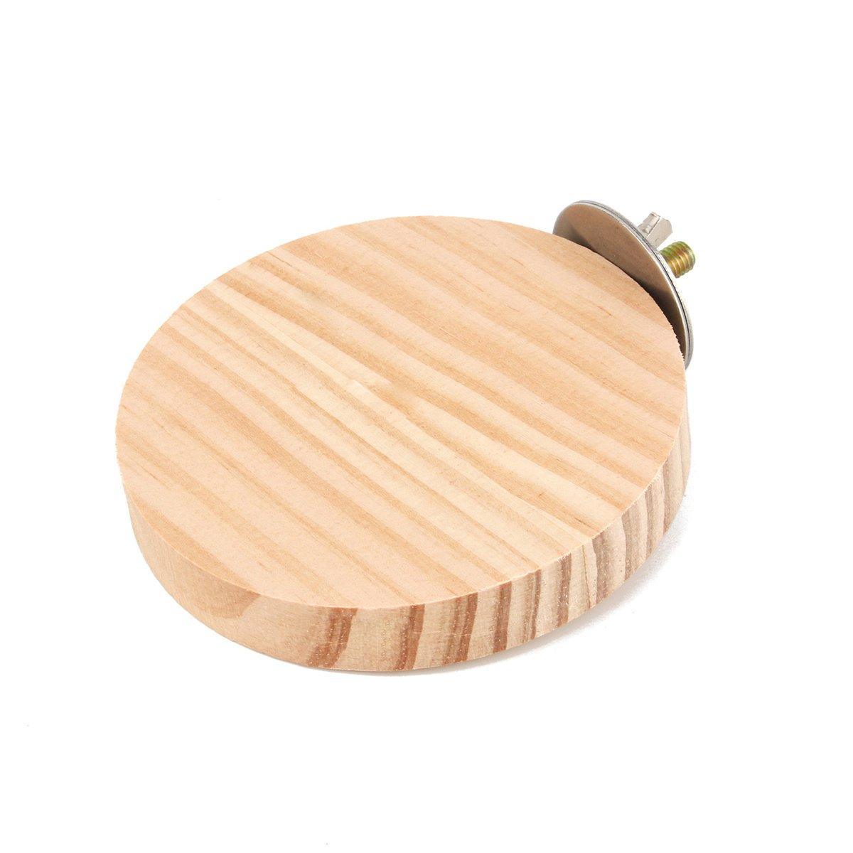 Hamster Parrot Play Stand Jump Platform Squirrel Cage Accessories Gear Pet Toy - A2109 (9.5*9.5*1.5cm)