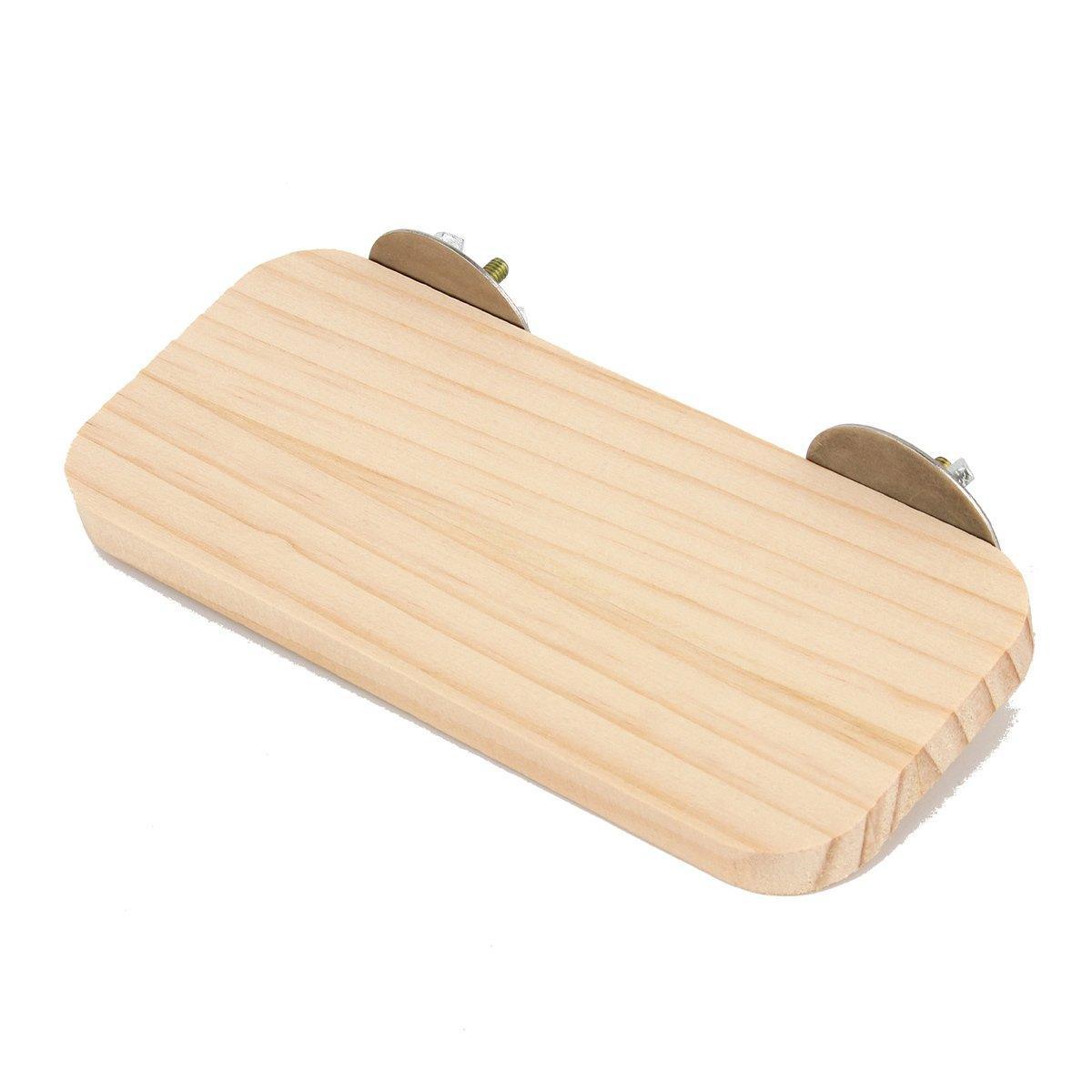Hamster Parrot Play Stand Jump Platform Squirrel Cage Accessories Gear Pet Toy - A2111 (15*7.5*1.5cm)