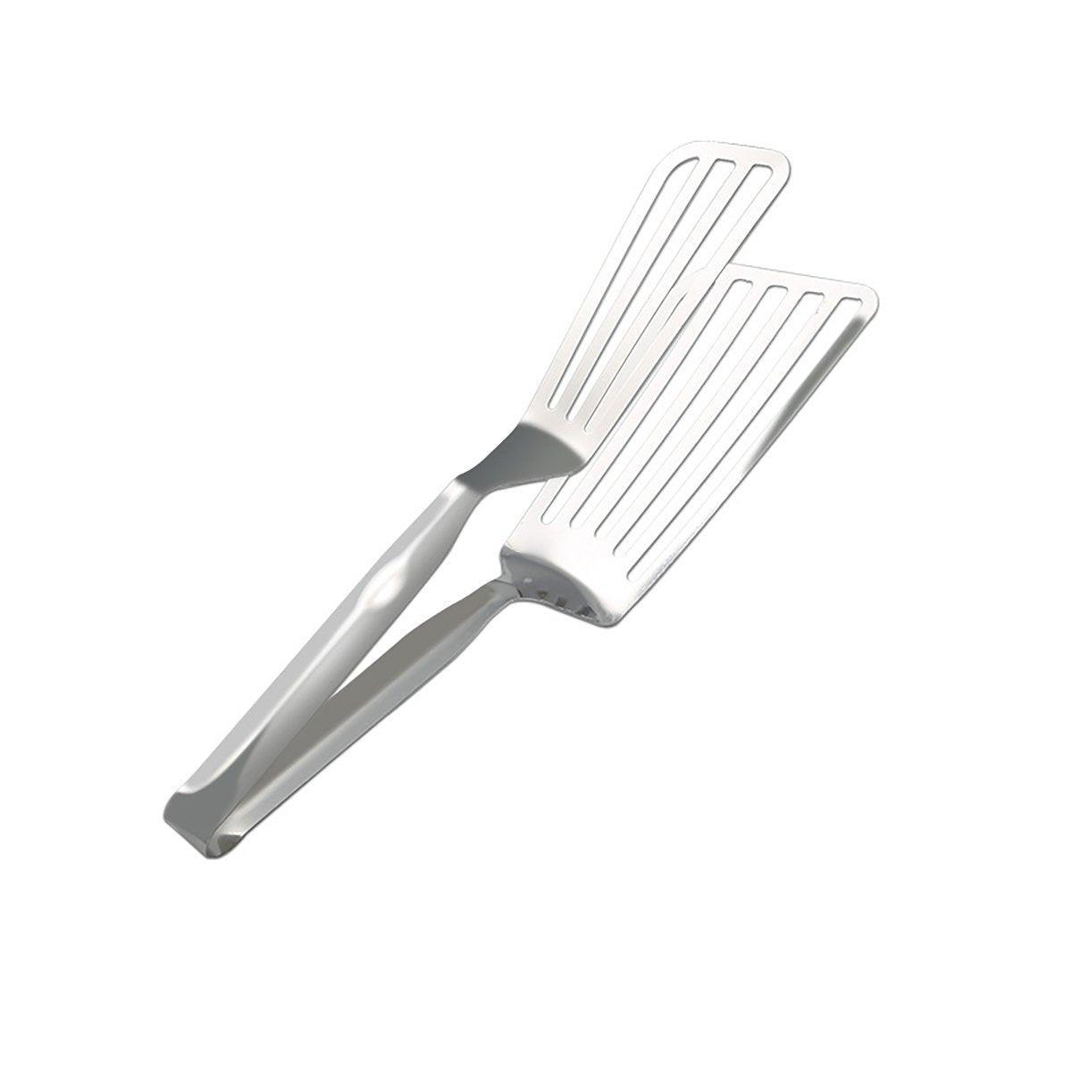 Stainless Steel Steak Tongs Multi-Functional Kitchen Tool for BBQ and Fried Fish