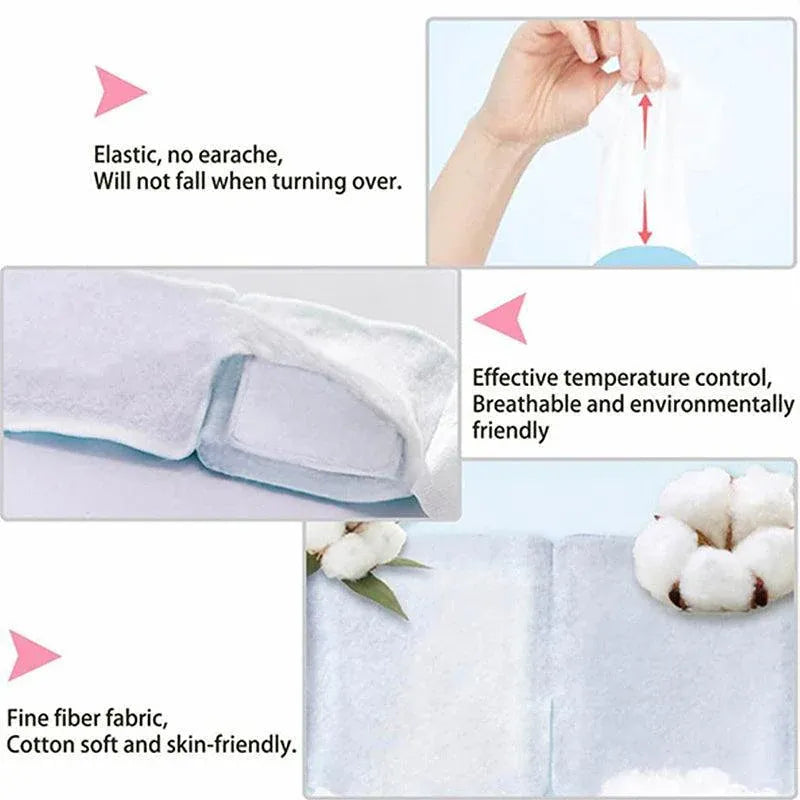 3Pcs Steam Warm Eye Pad Mask Relieve Fatigue Over Worked Eyes Comfortable Health
