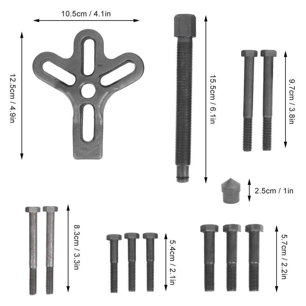 13 Piece Steering Wheel Removal Tool Kit Automotive Repair Disassembly Set
