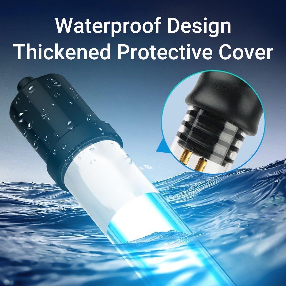 Fish Tank Germicidal Lamp UV Ultraviolet Water Disinfection Light for Aquarium - Single Tube-11W