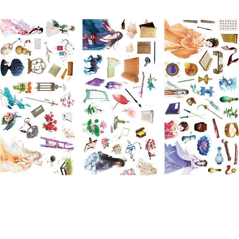 15-Style Creative Student Graffiti Sticker Set Small Fresh Sticker - C-Tokyo Cuisine