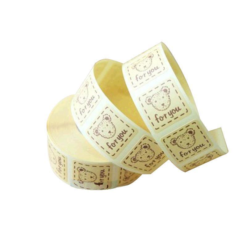 UP TO 80PCS Stickers Labels Thank You Stickers Gift Wrapping Craft Scrapbook DIY - 12*5PCS Style 4