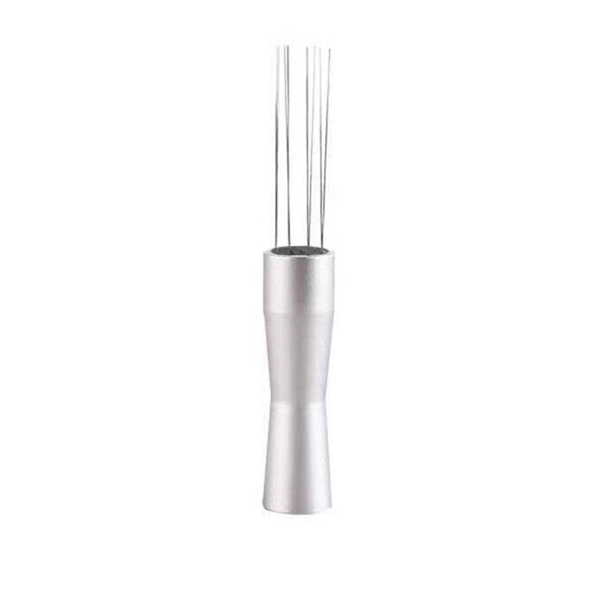 Stainless Steel Coffee Distributor Needle Espresso Stirring Tool Powder Tamper - Silver