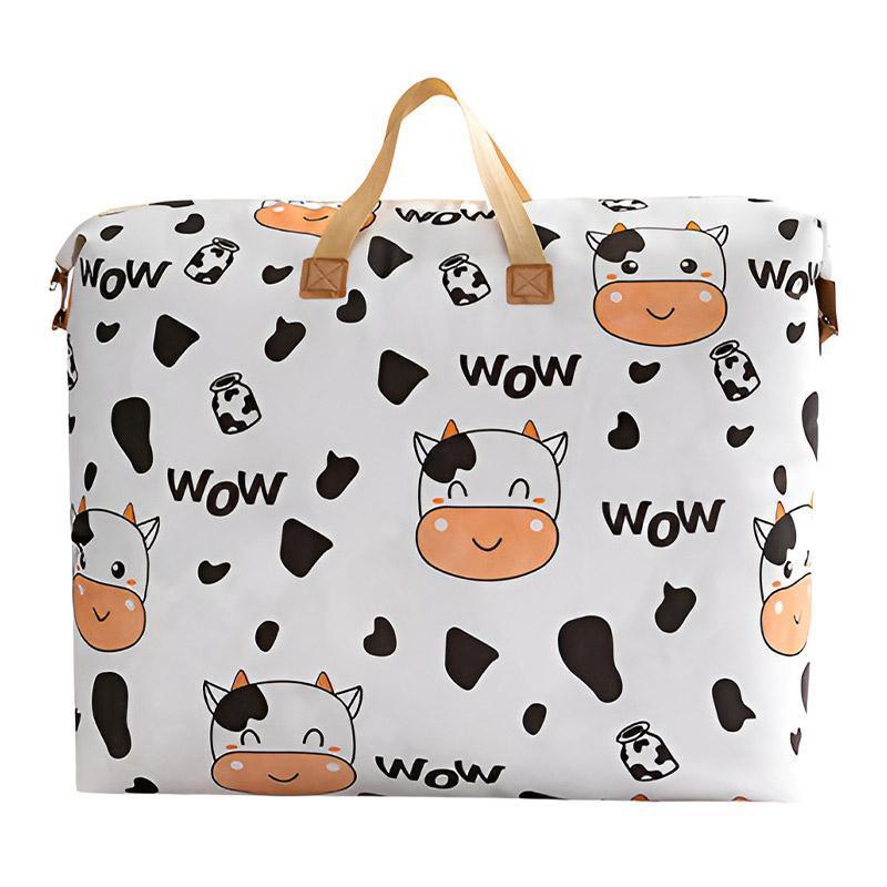 Multipurpose Quilt Storage Bags Waterproof Coated Fabric 4 Sizes Available - Cow 68*17*41cm