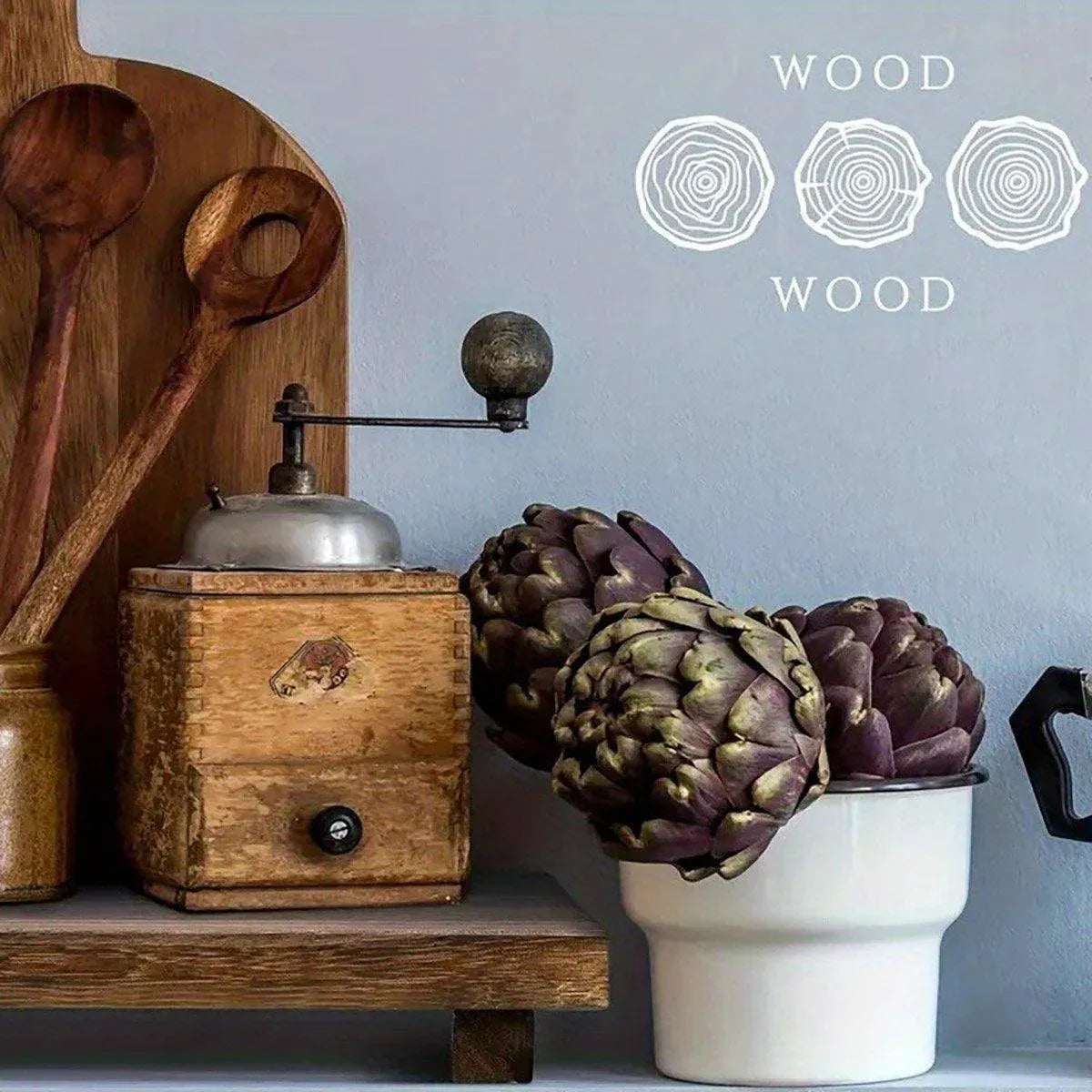 Wooden Raised Bathroom Display Tray