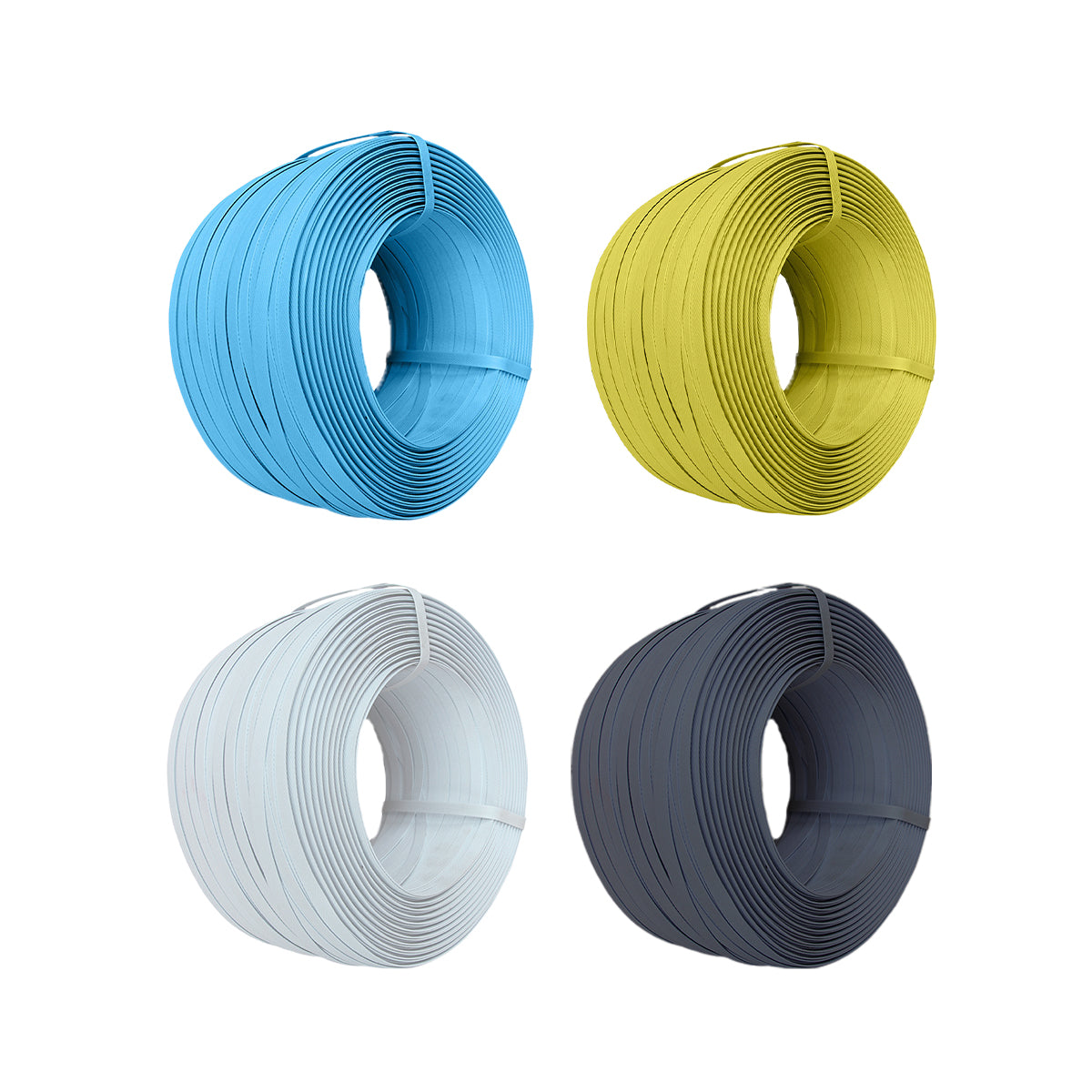 Packing Strap Roll 15MM Heavy Duty Binding Band Plastic Strapping for Packaging - Black