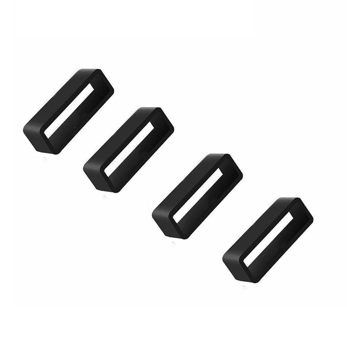 4/8pcs Watch Silicone Gel Ring Bracelet Rubber Bands for Men Women Fashion - 22mm-8pcs