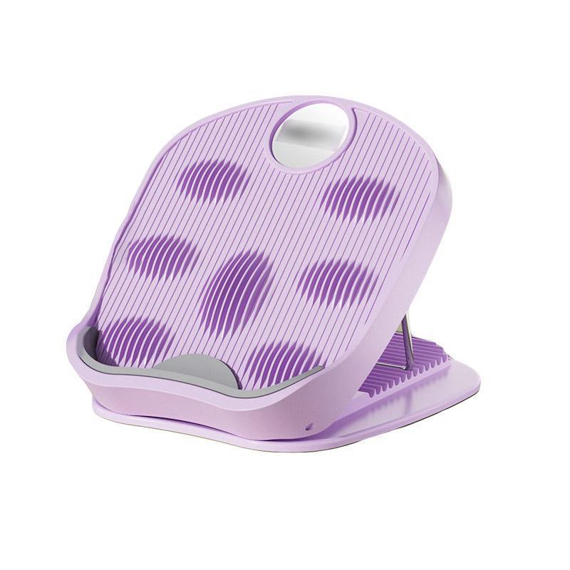 Inclined Pedal Leg Stretcher Multifunctional Stretching Plate Exercise Tool - Purple-Basic