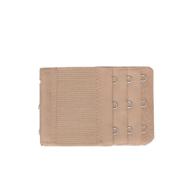 Maternity Strap Clip On Bra Extender Extension 3 Hooks Ladies Plus Size - Beige