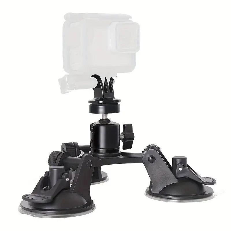 Sports Camera Accessories Three Legged Car Suction Cups Mounting Tool for Camera