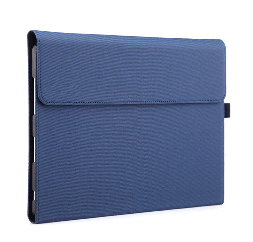 Premium Leather Case Cover Protector For Microsoft Surface Pro 8 - Black