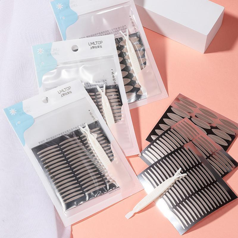 Eyelid Tape Stickers 120Pcs Natural Invisible- Adhesive Eye Lift Strips Tool - M-120PCS