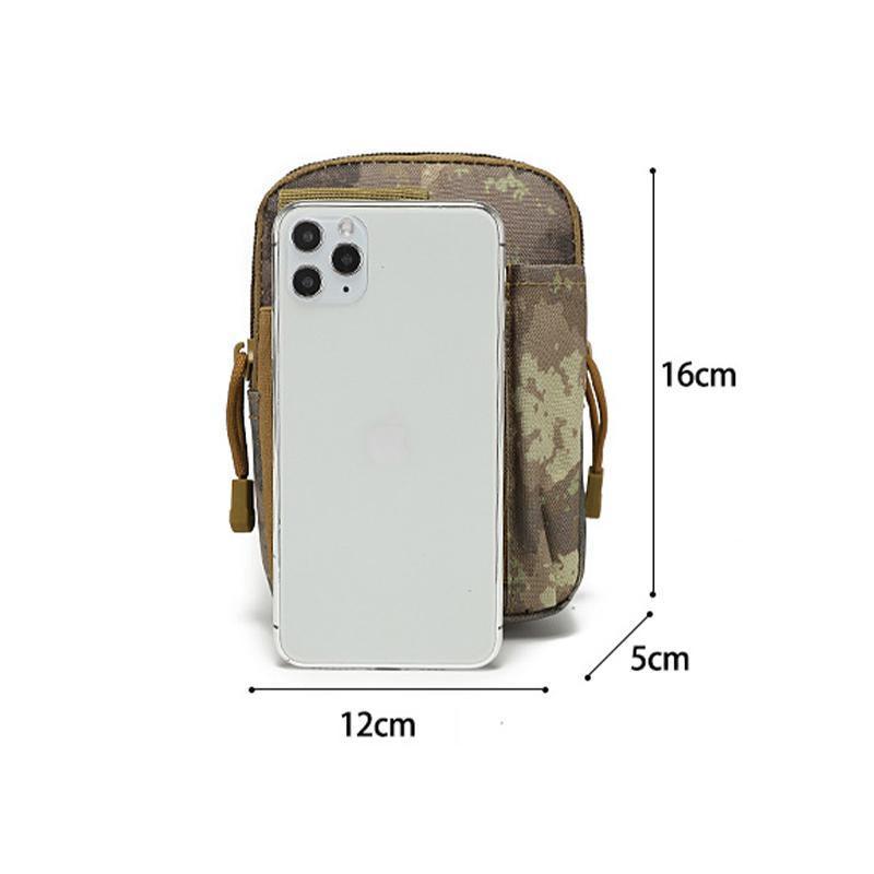 Tactical Waist Bag Utility Military Wallet Pack Belt Molle Multi Purpose Pouch - Green