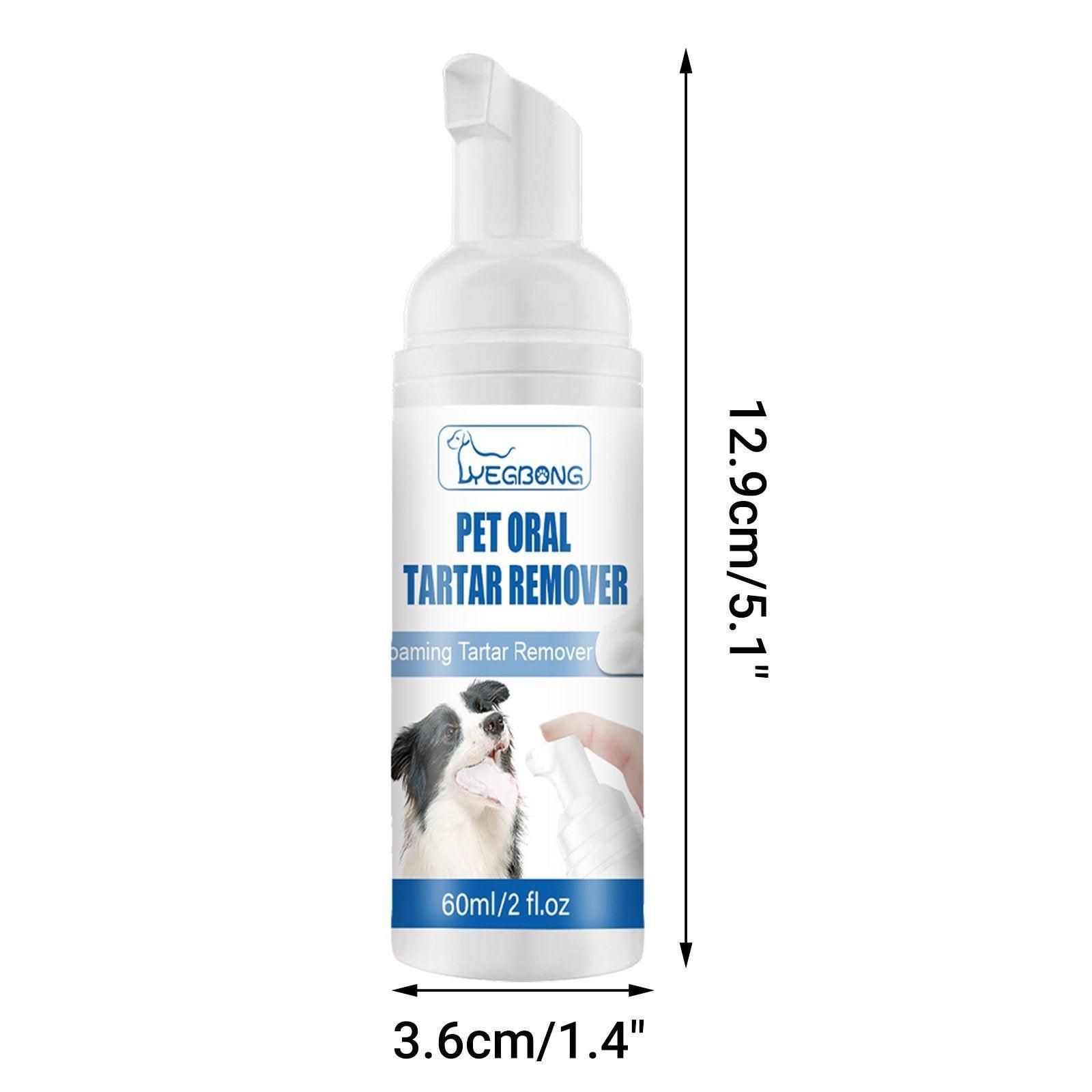 Pet Tartar Remover for Yellow Teeth Bad Breath Cleaning Foam Oral Care Cleaner