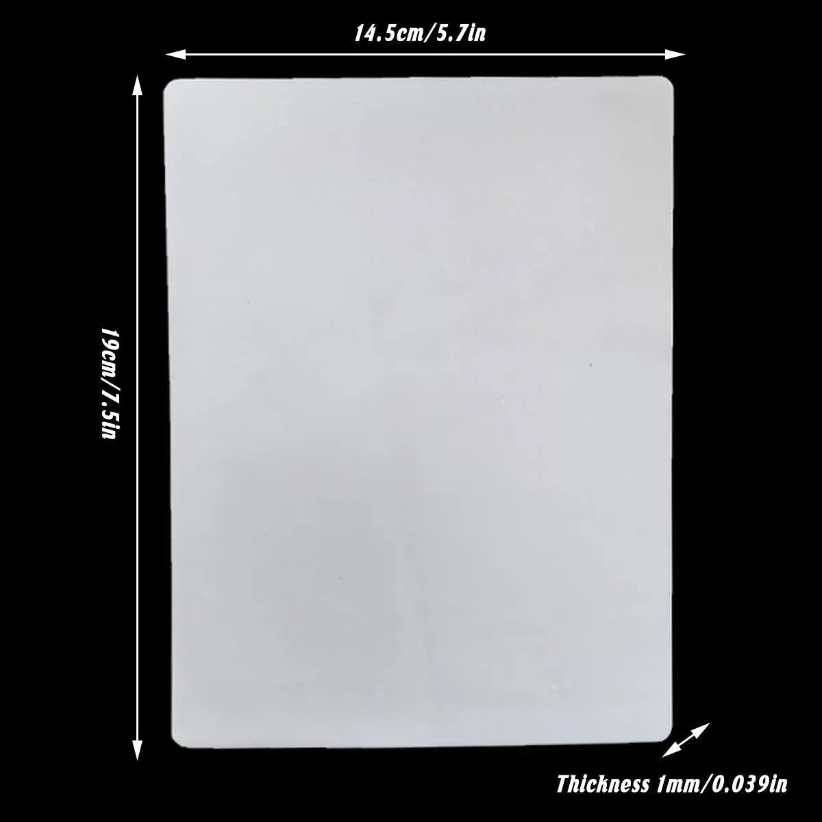 5-Piece Blank Tattoo Practice Skin Pack, White