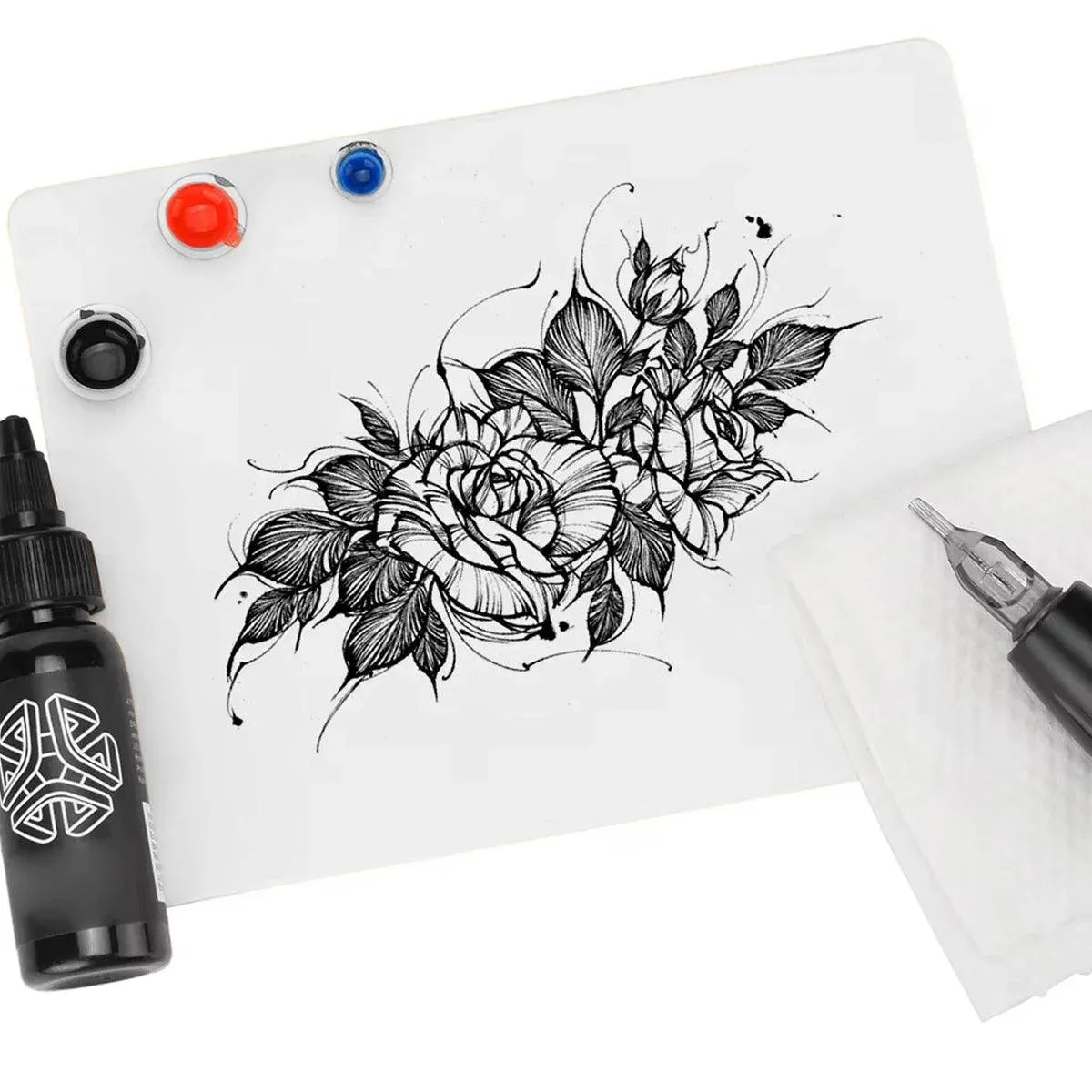 5-Piece Blank Tattoo Practice Skin Pack, White