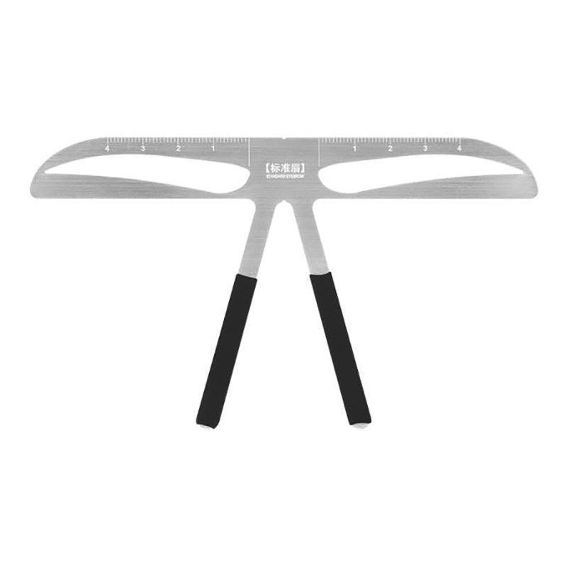 Brow Stencil Shaper Tattoo Eyebrow Kit Ruler 3D Balance Template Makeup Tool Au - #2 Classic Eyebrow