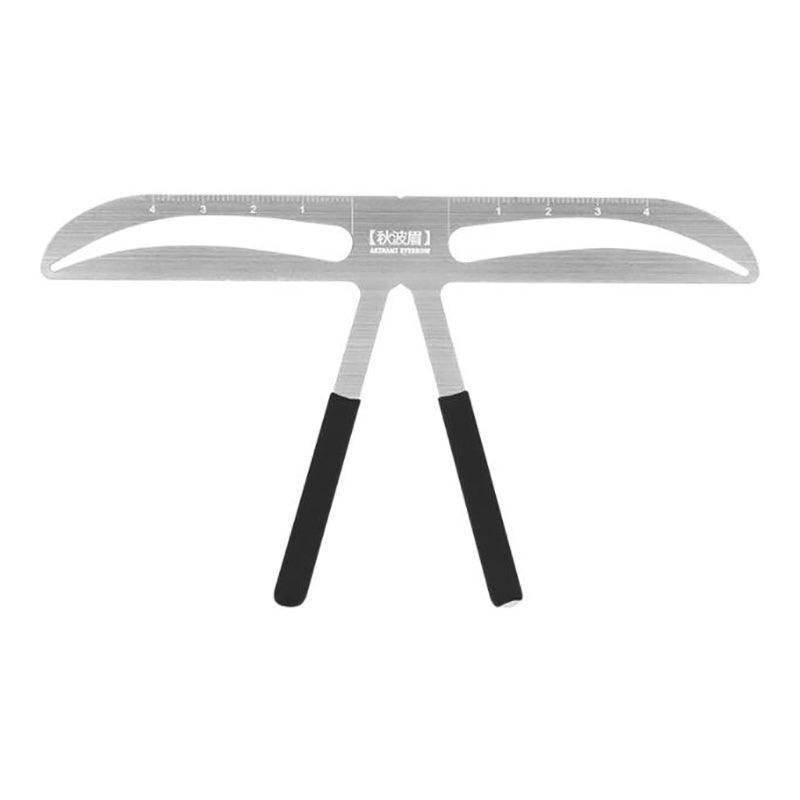 Brow Stencil Shaper Tattoo Eyebrow Kit Ruler 3D Balance Template Makeup Tool Au - #3 Standard Eyebrow