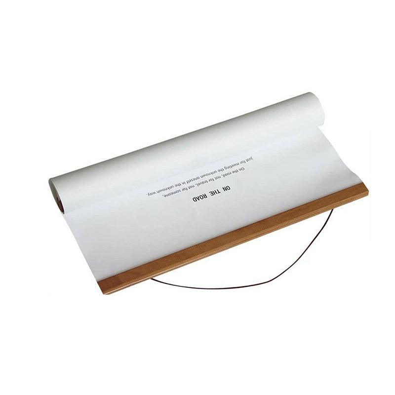 Teak Wooden Poster Frame 31–61cm Wall Art Scroll Hanger Picture Frame Clamp Holder - 51CM