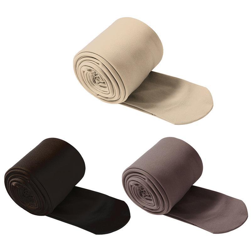 Womens Thermal Lined Translucent Pantyhose Winter Warm Fleece Tights Stockings - Coffee-85g