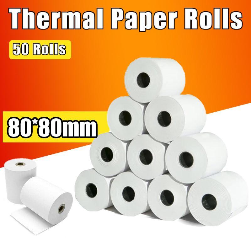 50 Rolls 80X80mm Thermal Paper Cash Register Receipt Roll