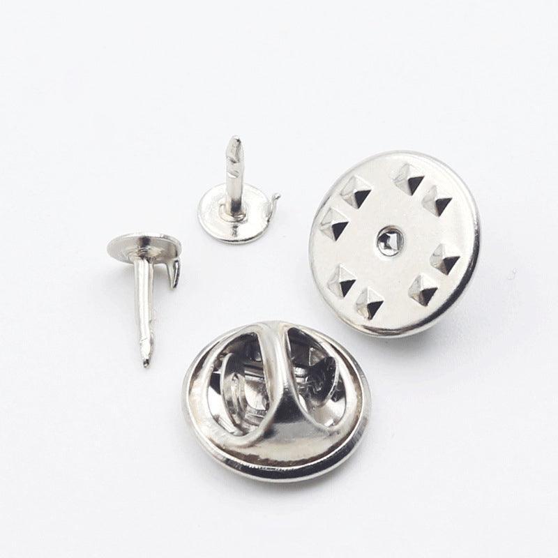 50 Sets Butterfly Clutch Tie Tacks Pin Back Replacement With Blank Cuff Pins - Gold