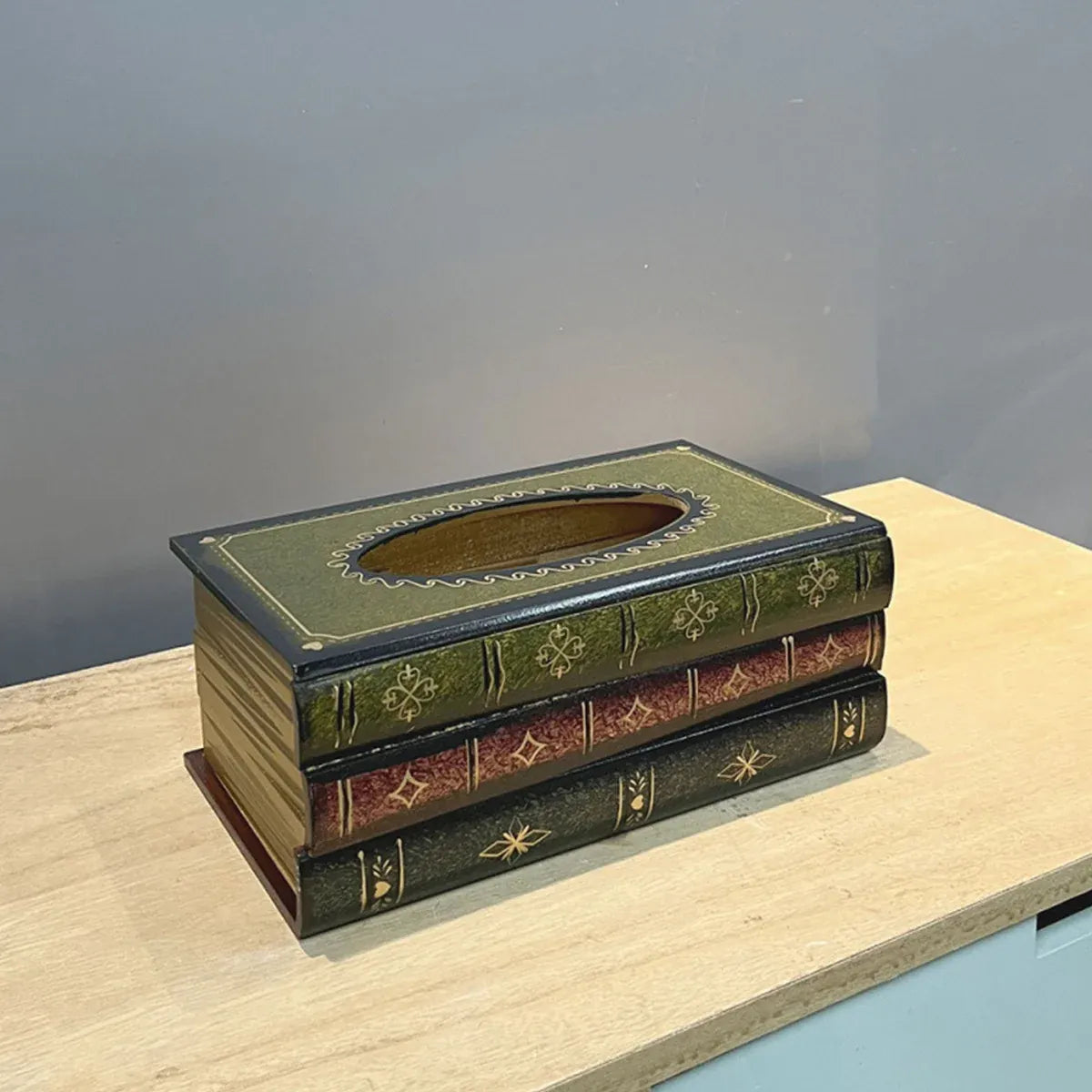 Book-Shaped Tissue Box 25.5 x 14.5 x 10 cm - 1 Piece