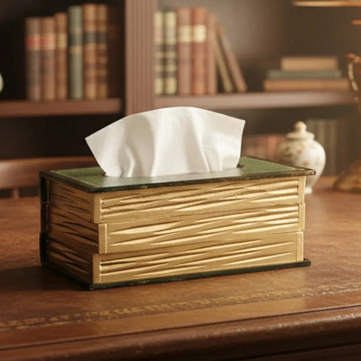 Book-Shaped Tissue Box 25.5 x 14.5 x 10 cm - 1 Piece