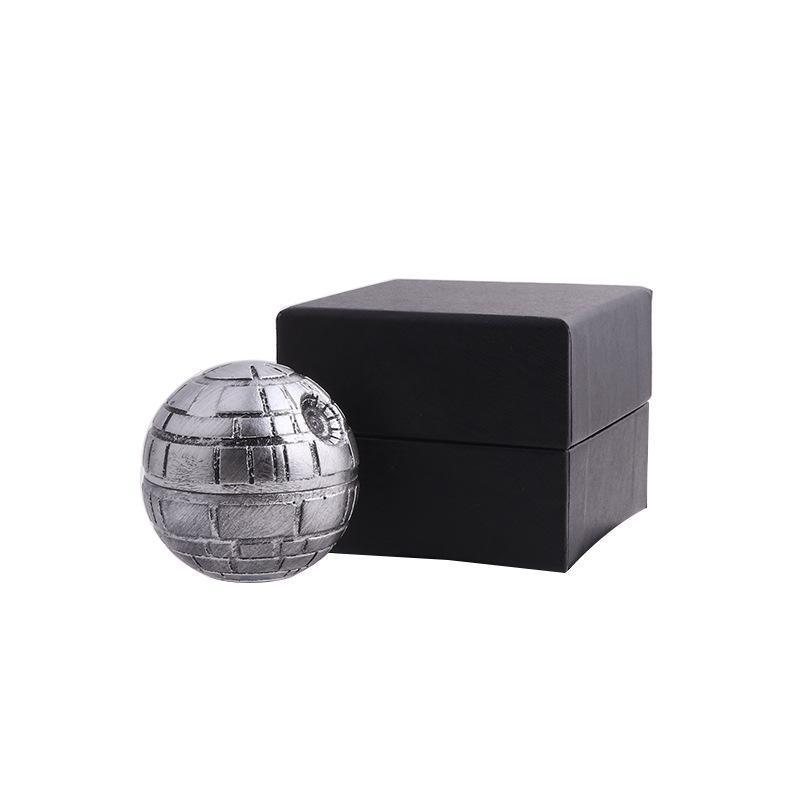 Metal Zinc Alloy Herb Grinder Crusher Aluminum With Box
