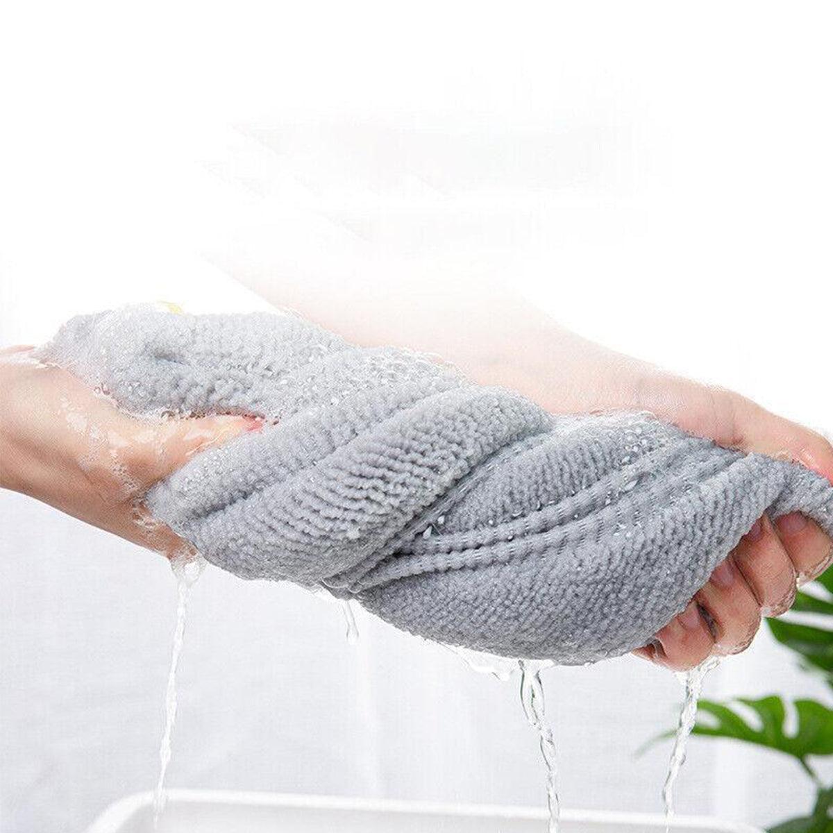 Soft Toilet Seat Bathroom Washable Warmer Cushion Mat Cover Pad Hook New Lid Au - Blue