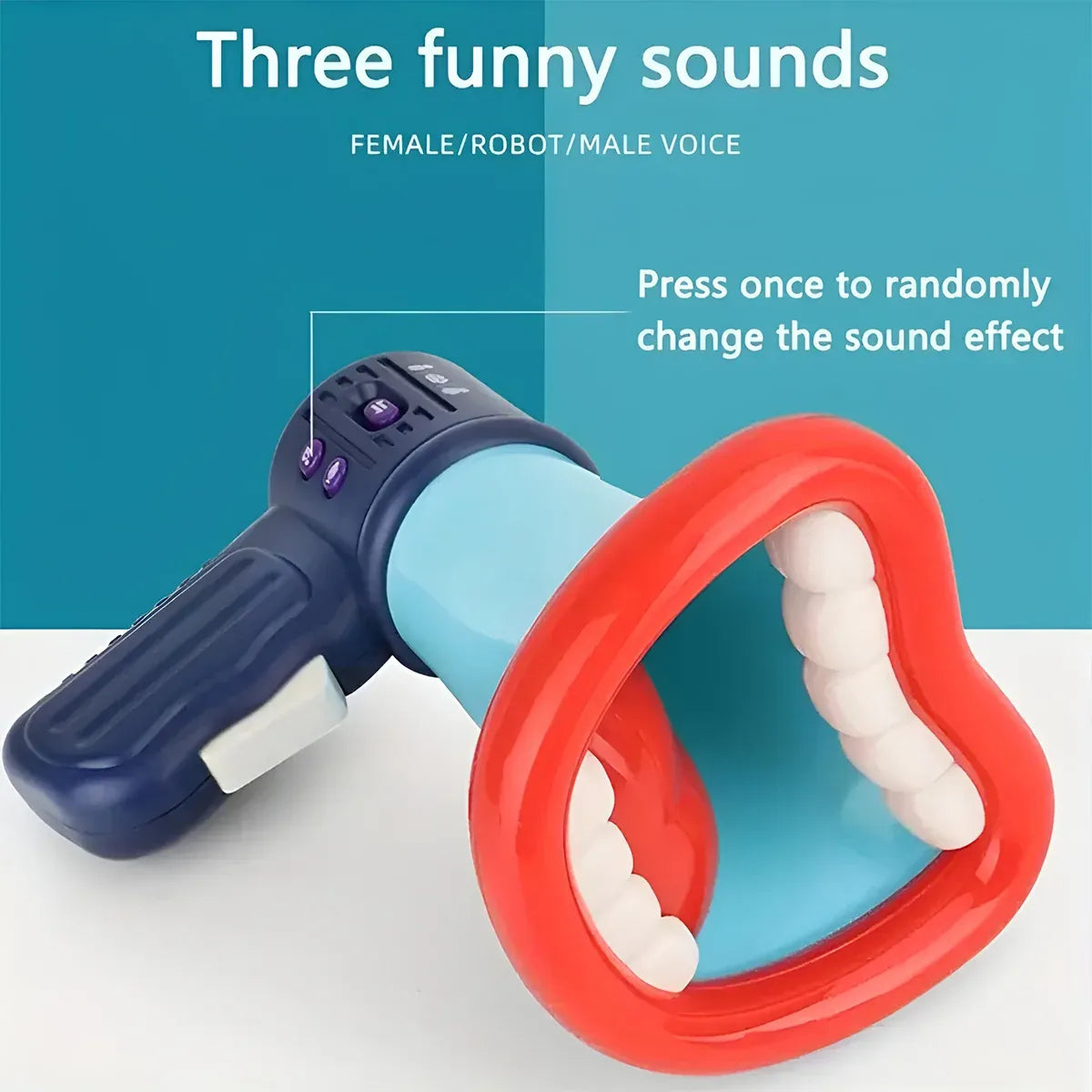 1-Piece Voice Changer Megaphone Toy with Strap