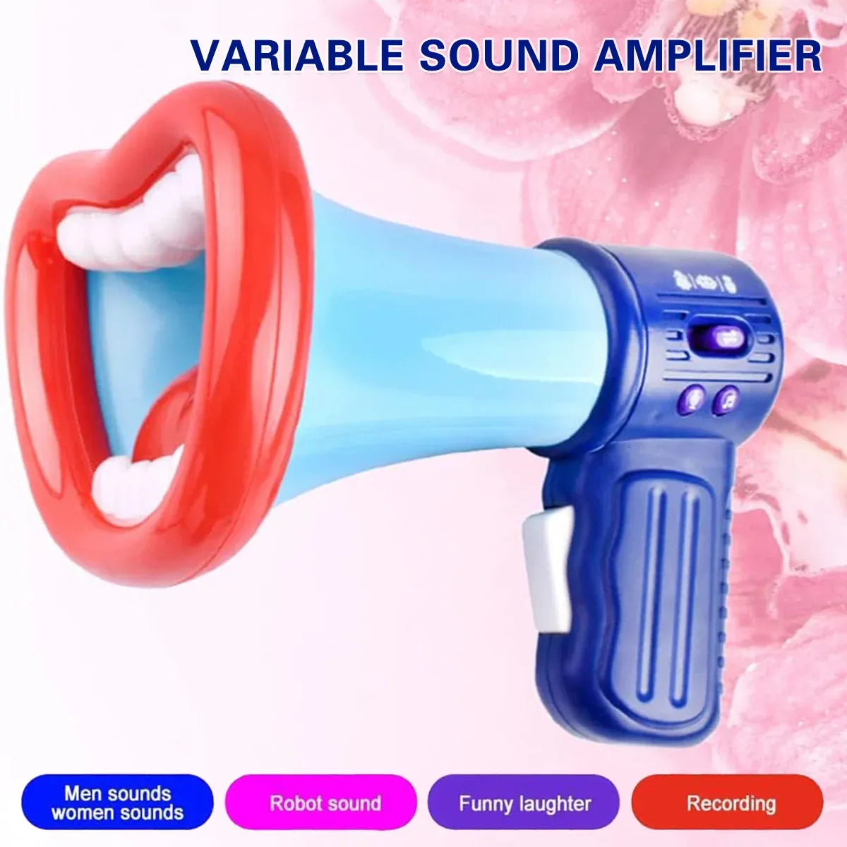 1-Piece Voice Changer Megaphone Toy with Strap