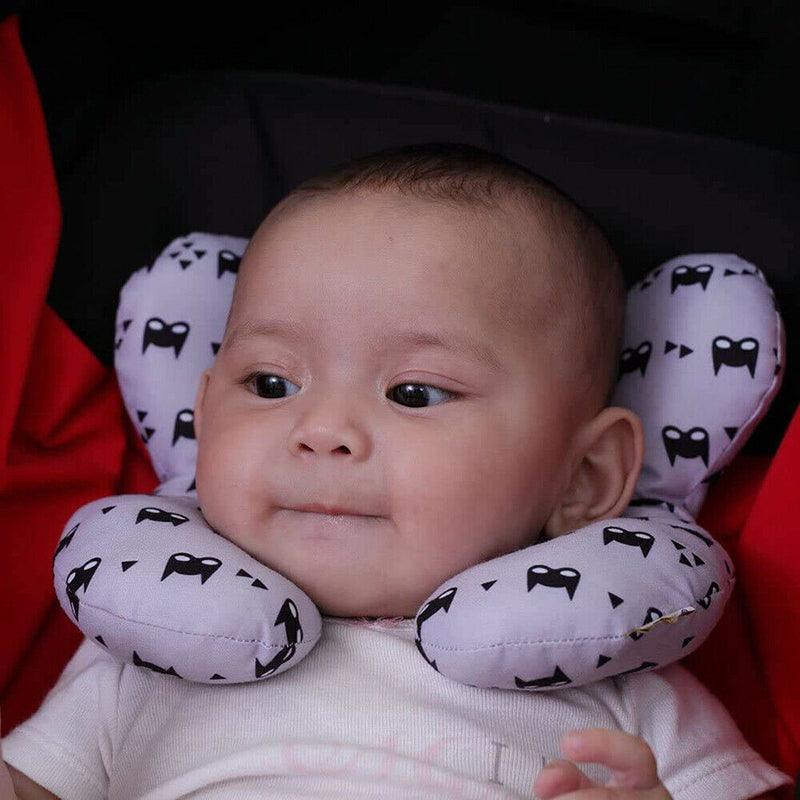 Baby Soft U-Shaped Auto Car Seat Stroller Head Neck Support Pillow Cushion Au - Cat