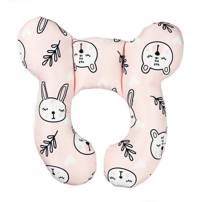 Baby Soft U-Shaped Auto Car Seat Stroller Head Neck Support Pillow Cushion Au - Cat